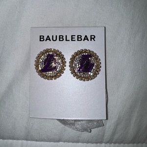 Brand new lakers earrings